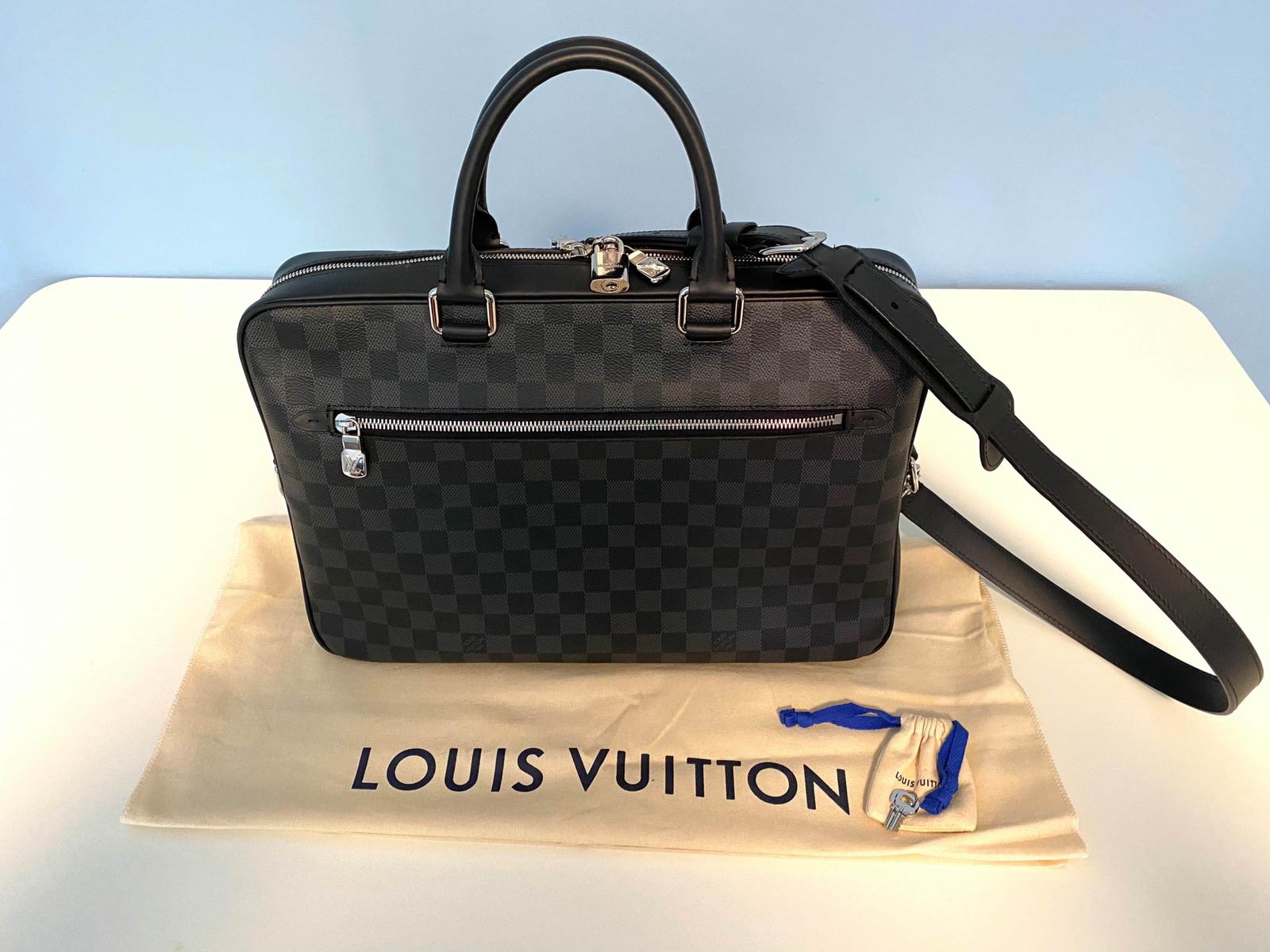 Louis Vuitton Damier Graphite Porte-Documents Business MM Bag