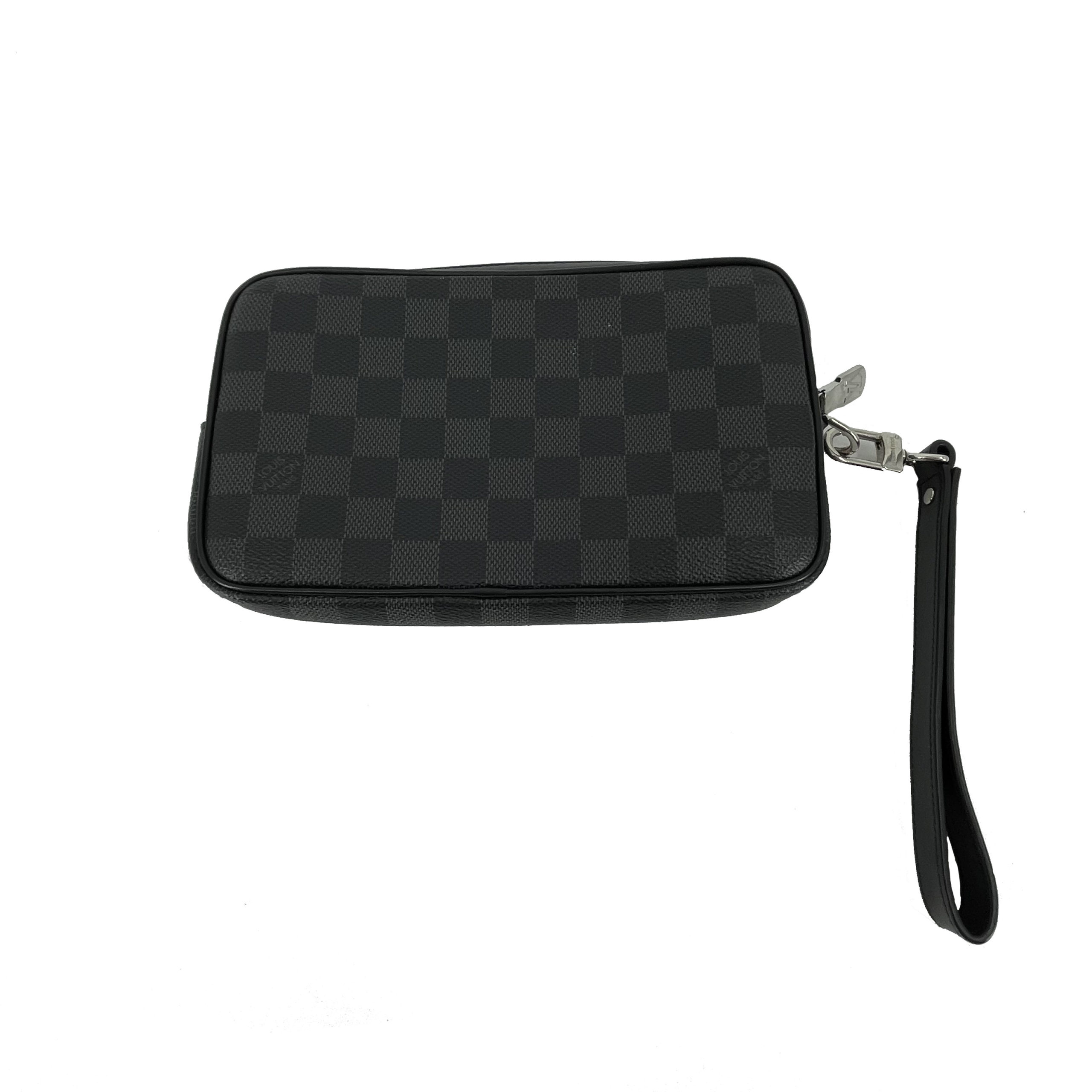 Louis Vuitton Reversible Monogram graphite belt - DesignerSupplier