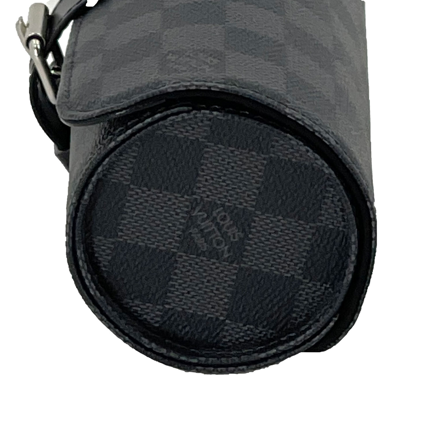 Designer Watch Case - Damier Graphite Canvas